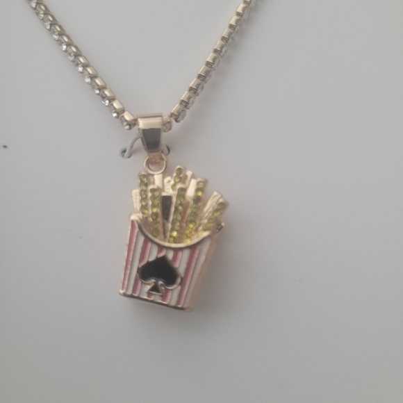 kate spade X Target French Fry Charm Tennis Necklace - Picture 5 of 7